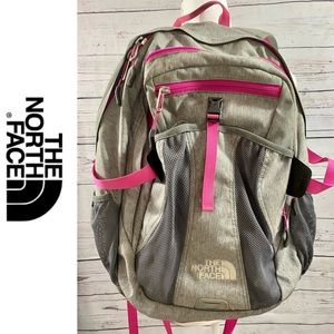 North Face Recon Backpack (pink & gray)